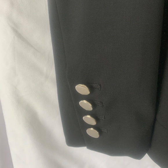 black blazer with silver buttons - Picture 3 of 8